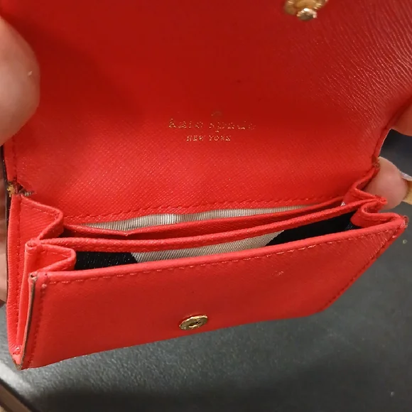 Kate Spade Red Card Holder - Picture 9 of 9